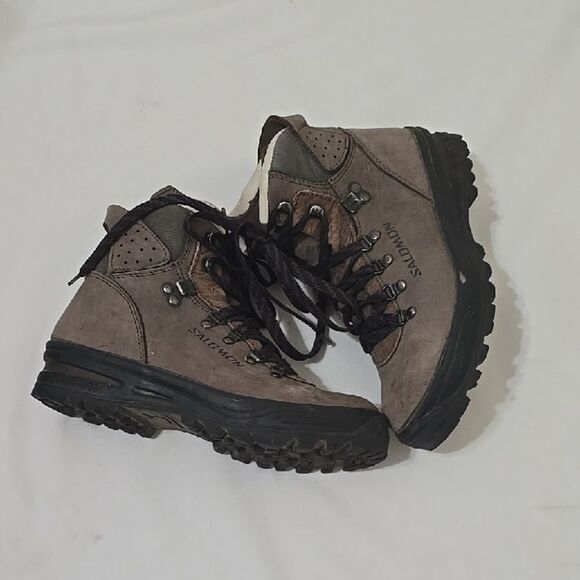 Salomon Women's  Hiking Boots - Brown and Black 6 - Picture 1 of 9